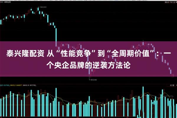 泰兴隆配资 从“性能竞争”到“全周期价值”：一个央企品牌的逆袭方法论