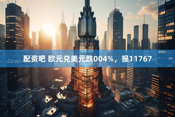 配资吧 欧元兑美元跌004%，报11767