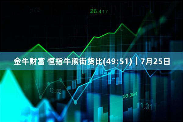 金牛财富 恒指牛熊街货比(49:51)︱7月25日